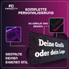 XXL Gaming Mauspad 900x600 mm mit Foto & Text – Für Maus Produktbild-Vorschau 4