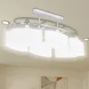 vidaXL Deckenlampe mit ellipsenförmigen Glasschirmen 4 Stk. Produktbild-Vorschau 3