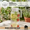 Pichet réfrigérant BigDean, 1,1 litre, pichet à eau en Voir les images du produit 5