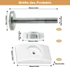 Druckschrauben 4 Stück, Sicherheits Wandschutz Pads, Produktbild-Vorschau 2