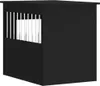 vidaXL Hundekäfig im Möbelstil Schwarz 55x75x65 cm Produktbild-Vorschau 10