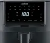 Close-up of the digital control panel of a black air fryer. Produktbild-Vorschau