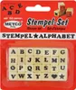 Meyco Holz Stempel Set "ABC" 28 Stempel - 6mm Produktbild-Vorschau 1