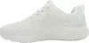A side view of a white sneaker against a white background. Voir les images du produit