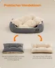 FEANDREA Hundebett, Hundekorb mit Wendekissen, 70 x 55 x 21 Produktbild-Vorschau 5