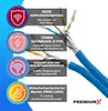 PremiumX 250m CAT 8 Netzwerkkabel Duplex LAN Kabel Ethernet Produktbild-Vorschau 3