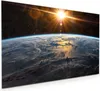 Küchenrückwand Spritzschutz Glas mit Motiv Sonnenaufgang Produktbild-Vorschau 1