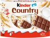 Kinder Country plnená mliečna čokoláda s cereáliami 211g Náhľad obrázku produktu 10