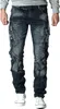 Cipo & Baxx Herren Regular Fit Jeans Stonewashed CD440 Blue Produktbild-Vorschau 1