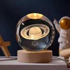 LED Kristallkugel Tischlampe 3D Saturn, Kristallkugel Produktbild-Vorschau 7
