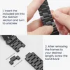 kwmobile Edelstahl Uhrenarmband kompatibel mit Xiaomi Smart Produktbild-Vorschau 6