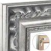 Bilderrahmen 'OTTO' CLAMARO Antik Massivholz | Silber Produktbild-Vorschau 3