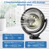 ATEROLL Mini USB-Ventilator Ventilator mit Licht,3 Produktbild-Vorschau 2