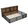 MODFU Zaunbett 140x200 Bodenbett mit Staufach im Produktbild-Vorschau 8