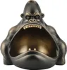 riess-ambiente Deko-Figur KING APE 25cm Polyresin bronze Produktbild-Vorschau 4