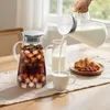WUWEOT Carafe en verre de 2 litres avec couvercle en acier Voir les images du produit 2