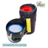 A vacuum cleaner dust container with a filter, shown open. Produktbild-Vorschau