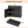 COSTWAY Sideboard, armoire de cuisine avec plan de travail, Voir les images du produit 3