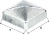 Alberts 860059 Capuchon pour poteau en bois, forme plate, Voir les images du produit 2