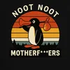 Pánské tričko Noot Noot Motherf***ers Retro Penguin Sunset Náhled obrázku produktu 3