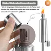 UISEBRT Set de 6 torches de jardin pour l'extérieur Acier Voir les images du produit 5