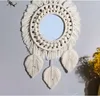 Miroir mural en macramé Décoration murale avec franges Voir les images du produit 5