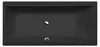 CLEO Rechteckwanne 160x75x48cm, schwarz matt Produktbild-Vorschau 1