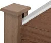 WPC zahradní plot Skloněný prvek Soukromí Screen Windbreak Náhled obrázku produktu 3