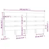 VidaXL 821343, Biały, Drewno sosnowe, 1400 mm, 80 cm, 30 mm Podgląd zdjęcia produktu 5