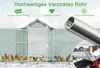 FIVMEN Volný výběh Kurník 4x1x1,5 m Kurník Pozinkovaný Náhled obrázku produktu 7
