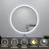 LED Rund Badspiegel 70cm 3 Lichtfarbe 3000K-6000K Dimmbar Produktbild-Vorschau 1