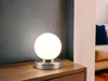 Kleine Tischlampe mit Glaskugel Weiß Ø12cm - LED per Touch Produktbild-Vorschau 9