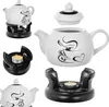 KADAX Théière 1L avec réchaud Set, Cafetière en porcelaine Voir les images du produit 1