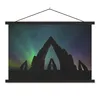 MuchoWow® Textilposter Nordlichter - Island - Natur 60x40 Produktbild-Vorschau 1