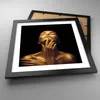Gerahmtes Poster - Schwarzer Rahmen - Gold Frau Stück - Produktbild-Vorschau 3