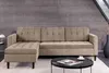 riess-ambiente Retro Ecksofa STOCKHOLM 220cm hellbraun Cord Produktbild-Vorschau 17