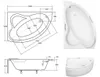 BADLAND Eckbadewanne Badewanne Ada 160x100 Links mit Produktbild-Vorschau 10