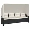 VidaXL 368335, Lounge, Obite siedzisko, Technorattan, Stal, Podgląd zdjęcia produktu 1