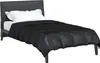 vidaXL Coperta estiva nera 135 x 200 cm in raso e Anteprima dell’immagine prodotto 3