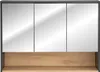 Szafka Łazienkowa Z Lustrem 100 Cm Szary Kosmos Dąb Artisan Podgląd zdjęcia produktu 2