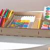 Montessori Holztablett aus Birkensperrholz mit 5 Zellen für Produktbild-Vorschau 9