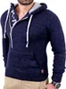 Reslad Herren Pouch Pocket Strickpullover Winter Pullover Produktbild-Vorschau 1