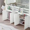 Hochbett mit Lattenrost, Kleiderschrank, Regal und Treppe, Produktbild-Vorschau 4