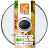 KADAX Topfdeckel "Taranto", Universaldeckel aus Glas mit Produktbild-Vorschau 3