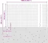 vidaXL Eurozaun mit Pfosten 10 x 1,5 m PVC-beschichteter Produktbild-Vorschau 8