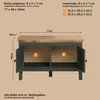 Panca Stanton verde, decori in rovere. Anteprima dell’immagine prodotto 16