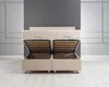 BAMBU Polsterbett  180x200  - Farbe: Beige - Set:  Produktbild-Vorschau 4