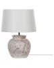 BELIANI Stolní lampa béžová keramická 50 cm se stínidlem Náhled obrázku produktu 4