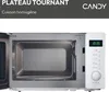 Candy Idea CMWA20SDLW Plaque de cuisson Solo Four à Voir les images du produit 9