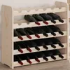 vidaXL Stojak na wino 67,5x25x60 cm lite drewno sosnowe Podgląd zdjęcia produktu 2